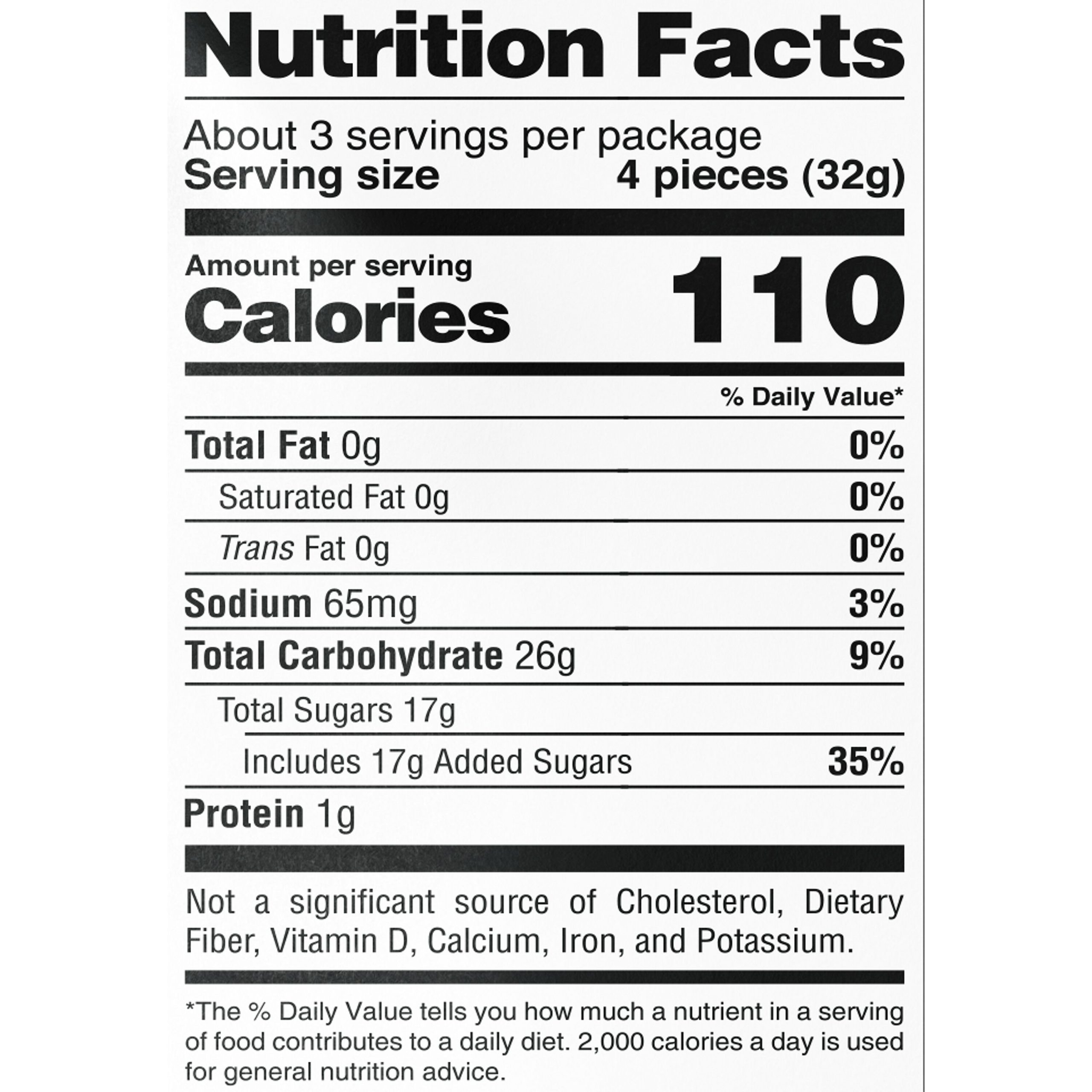 Sour Strips Dreamberry Candy Peg Bag, 3.4oz - THE HERSHEY COMPANY