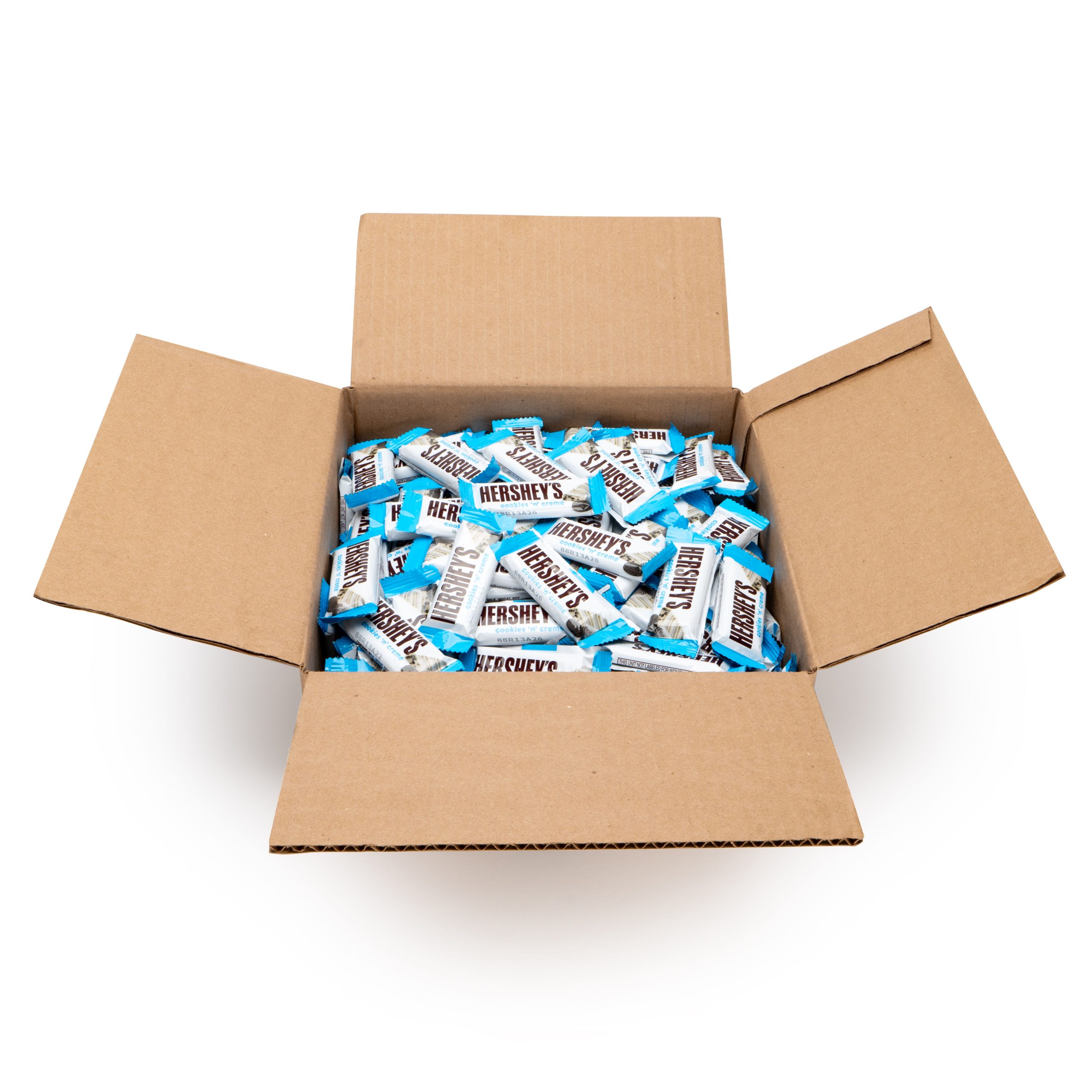 HERSHEY’S Cookies ‘n’ Creme Snack Size Bars 5 lbs. Bulk Candy Box - THE HERSHEY COMPANY