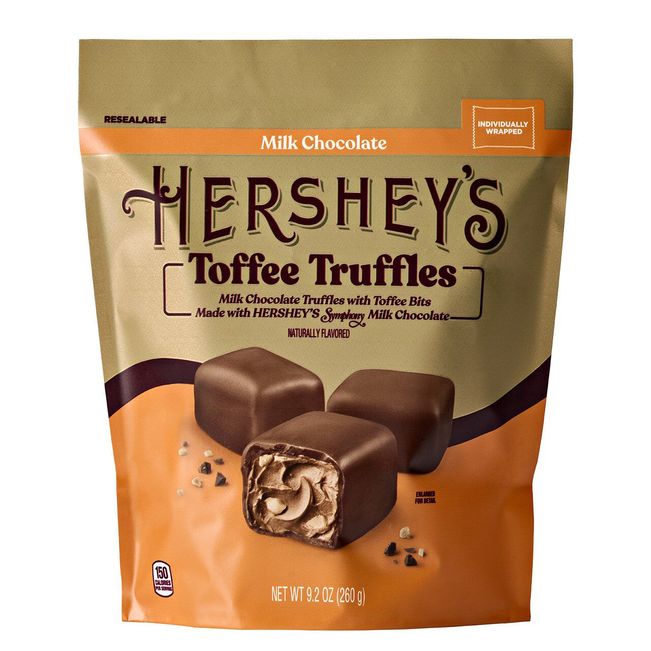 HERSHEY’S Toffee Truffles Candy Bag, 9 oz - THE HERSHEY COMPANY