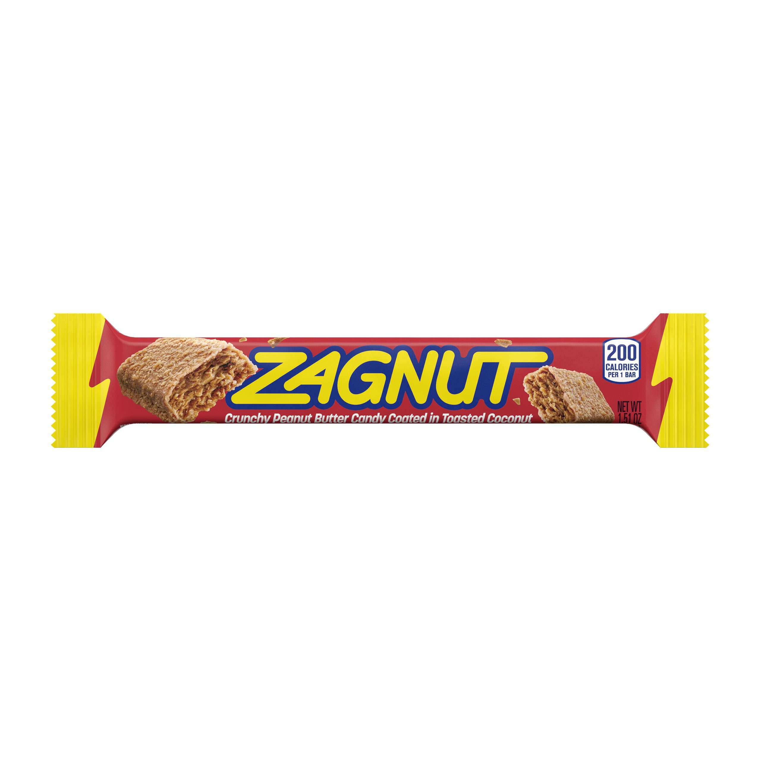 ZAGNUT Peanut Butter and Coconut Candy Bars, 1.51 oz (18 Count) - THE HERSHEY COMPANY